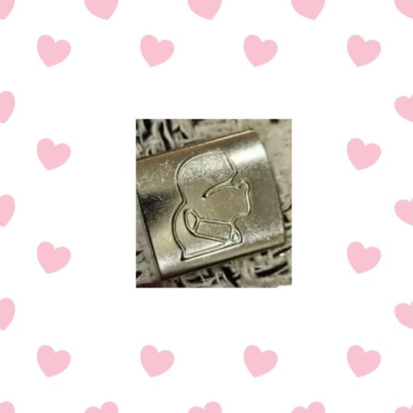 Karl Lagerfeld Paris Adjustable Black and White Tweed Hat NWT - Picture 7 of 7